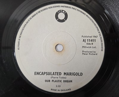 Lot 110 - OUR PLASTIC DREAM - A LITTLE BIT OF SHANGRILA 7" (DEMO - AJ 11411)