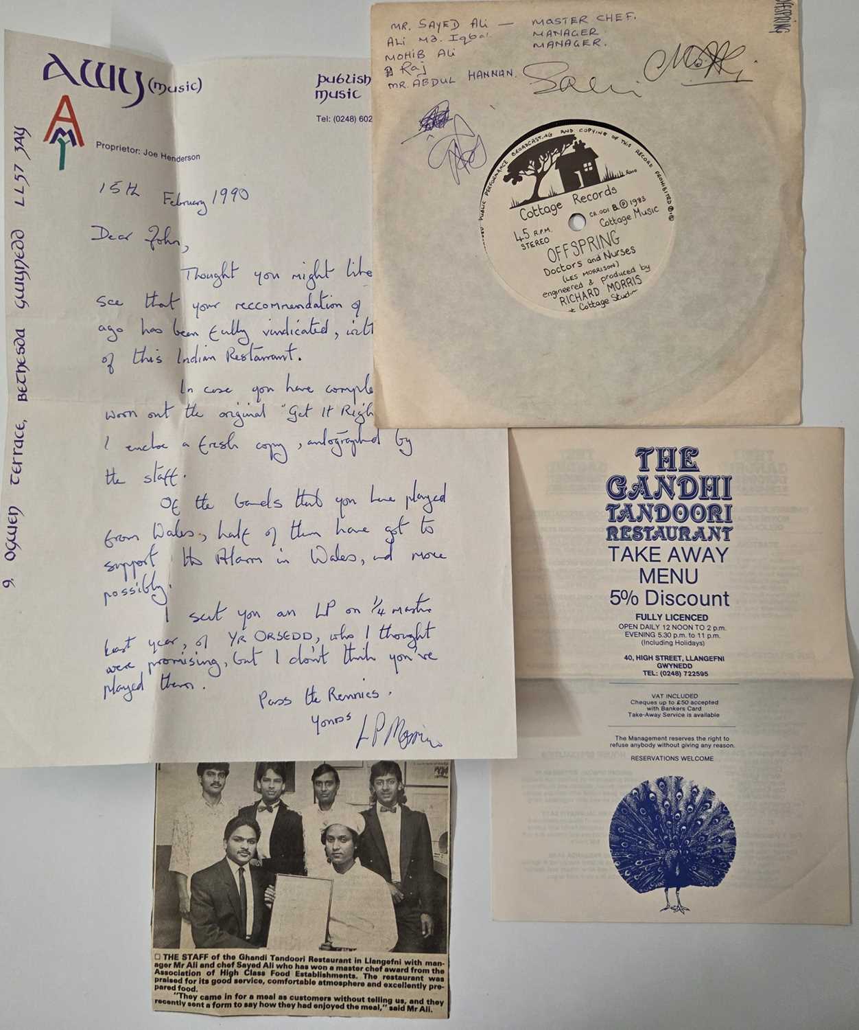 Lot 112 - OFFSPRING - GET IT RIGHT 7" (CR.001.A.)