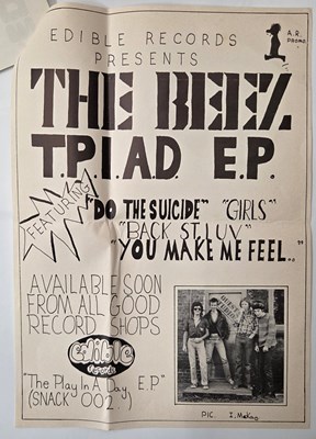 Lot 114 - THE BEEZ - THE BEEZ EP 7" (SNACK 002 - ORIGINAL 1979)