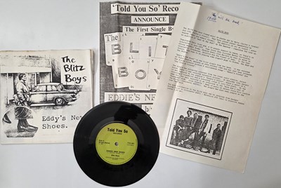 Lot 116 - BLITZ BOYS - EDDY'S NEW SHOES 7" (TYS 001 - UK ORIGINAL)