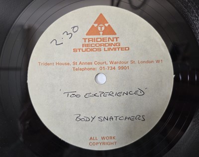 Lot 117 - BODYSNATCHERS - EASY LIFE C/W TOO EXPERIENCED 7" (TRIDENT ACETATE - CHS TT12)