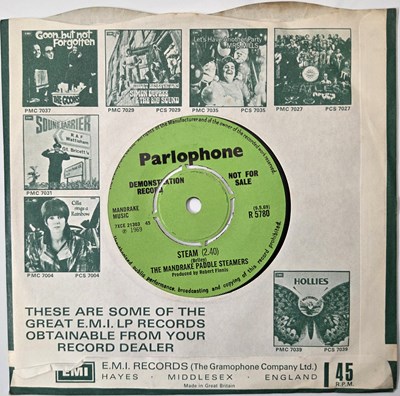 Lot 123 - THE MANDRAKE PADDLE STEAMERS - STRANGE WALKING MAN 7" (PROMO - R 5780)