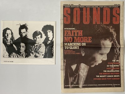 Lot 56 - METAL & HEAVY ROCK LPS WITH PRESS KITS, PROMOS OF MOTORHEAD, FAITH NO MORE + MORE!