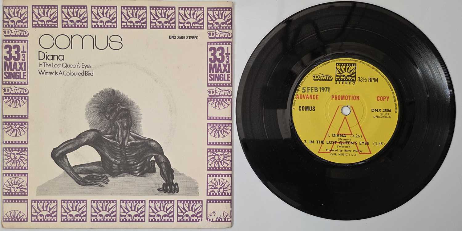 Lot 126 - COMUS - DIANA 7" (PROMO - DNX 2506 - INC PICTURE SLEEVE)