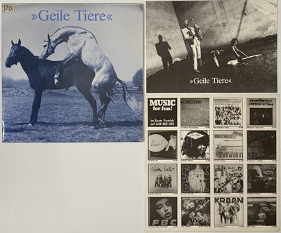 Lot 61 - EXPERIMENTAL, MINIMAL, LEFTFIELD LPS - SUICIDE, THE RESIDENTS, GEILE TIERE + PRESS MATERIAL
