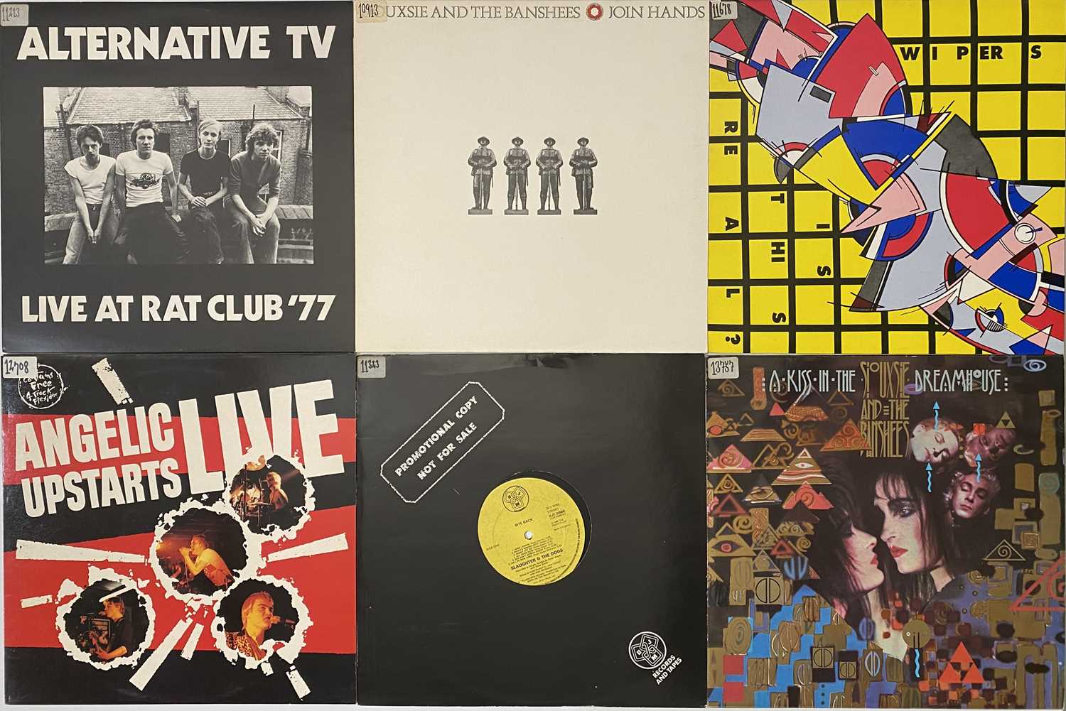 Lot 62 - PUNK, ALTERNATIVE LPS PACK - WIPERS, SIOUXSIE AND THE BANSHEES, ALTERNATIVE TV