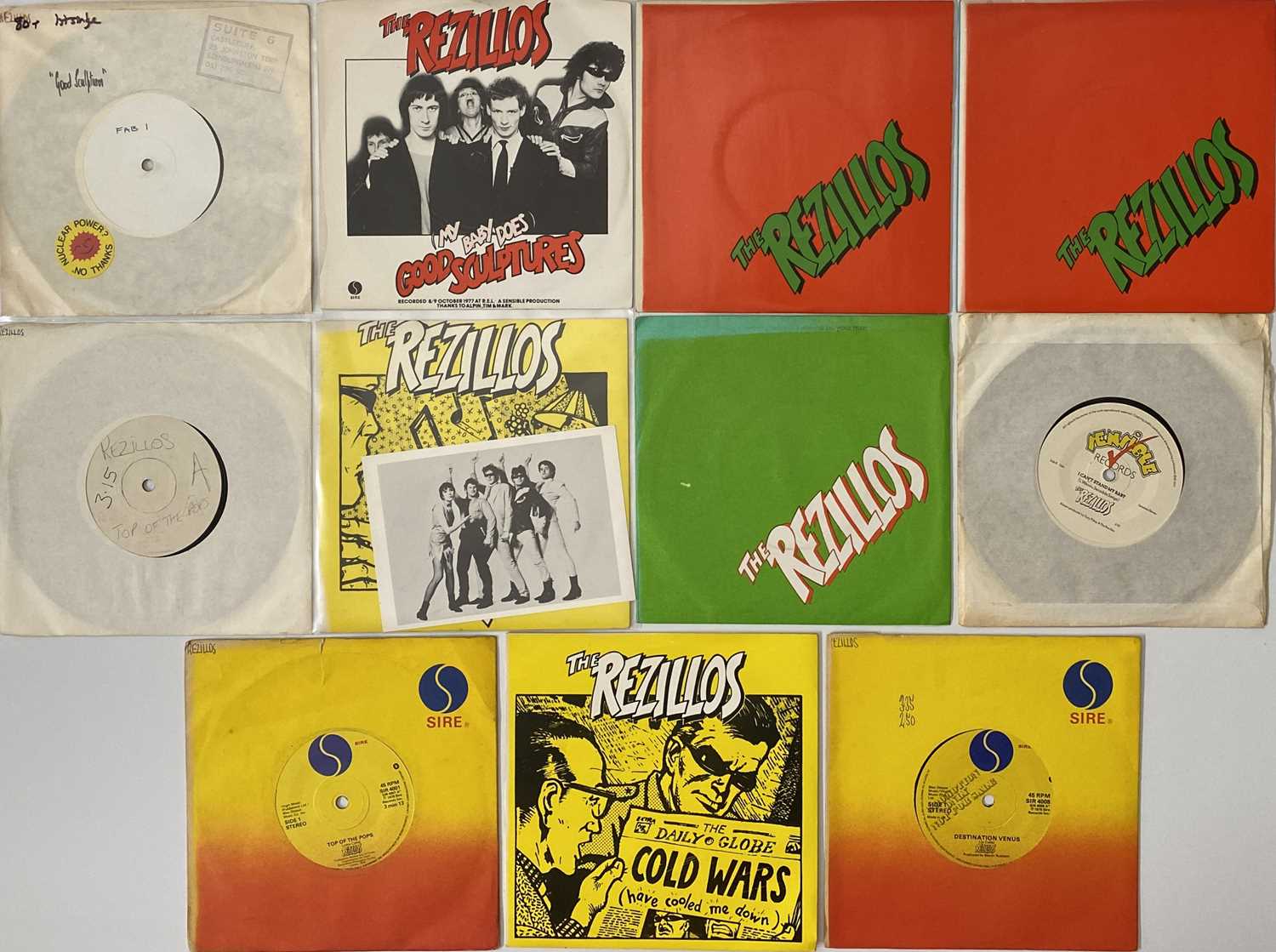 Lot 147 - REZILLOS - 7" SINGLE PACK