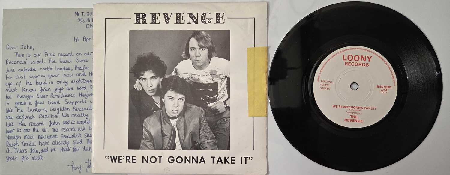 Lot 152 - REVENGE - WE'RE NOT GONNA TAKE IT - 7" SINGLE