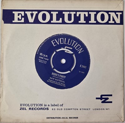 Lot 154 - RAW MATERIAL - TIME AND ILLUSION - 7" SINGLE