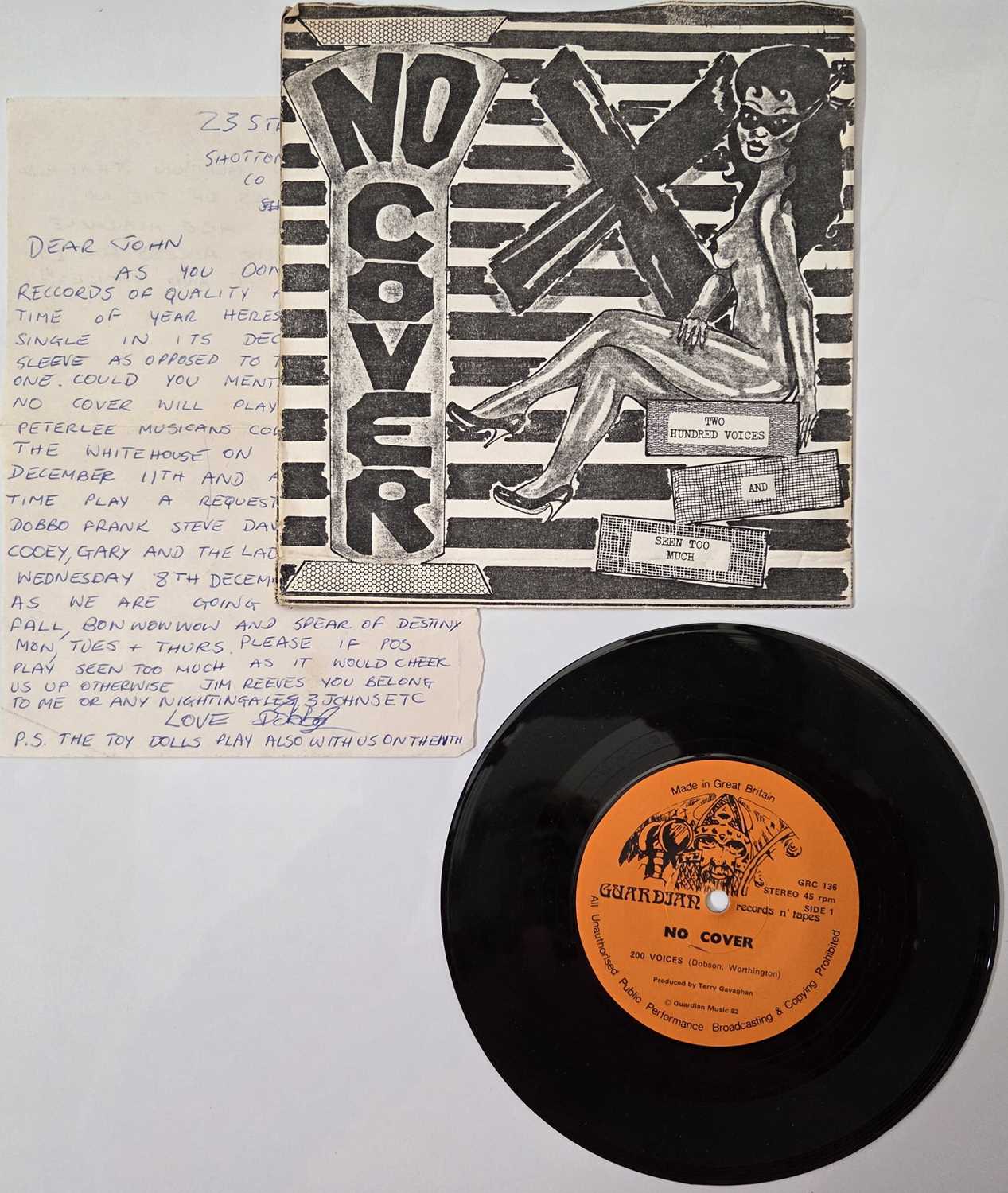 Lot 156 - NO COVER - TWO HUNDRED REASONS - 7" SINGLE