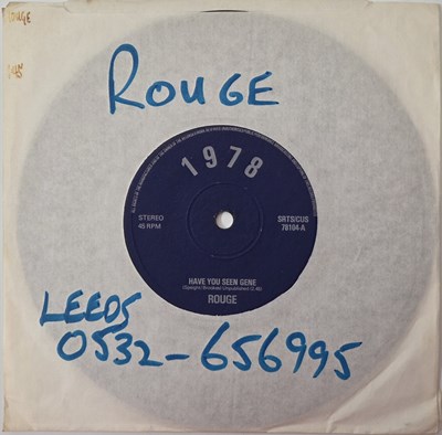 Lot 160 - ROUGE - HAVE YOU SEEN GENE - 7" SINGLE