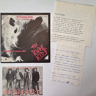 Lot 162 - THE RUDE KIDS - 7" SINGLE PACK