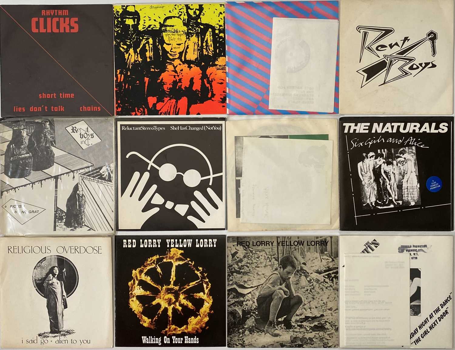 Lot 166 - NEW WAVE - POWER POP - 7" SINGLE PACK