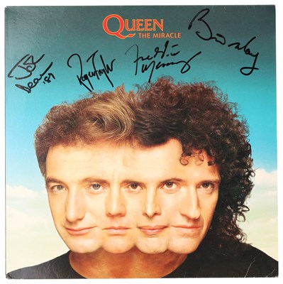 Lot 171 - QUEEN - FULLY SIGNED COPY OF 'THE MIRACLE'.