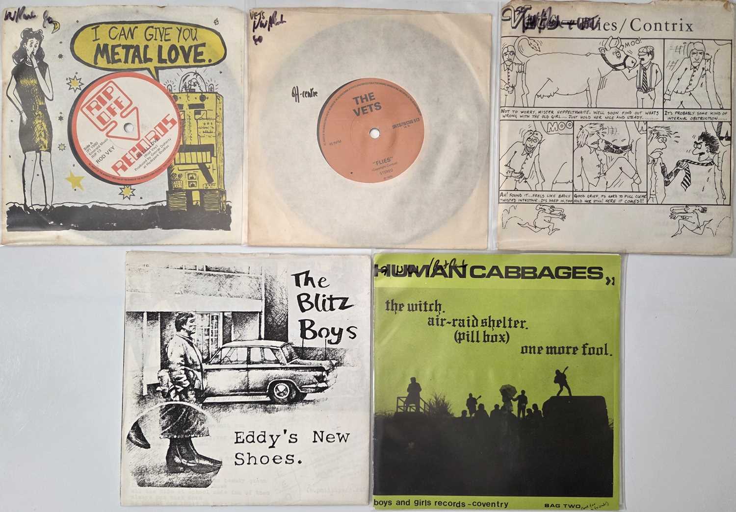 Lot 183 - NEW WAVE - PUNK - 7" SINGLE PACK
