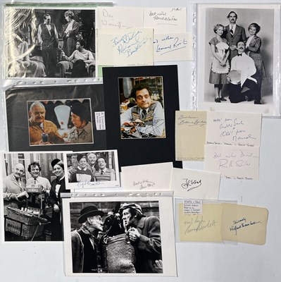 Lot 105 - BRITISH COMEDY - CAST AUTOGRAPHS - INC FAWLTY TOWERS / STEPTOE AND SONS.