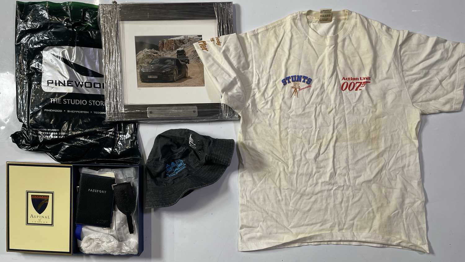 Lot 124 - JAMES BOND - CREW ISSUED CLOTHING AND MEMORABILIA.