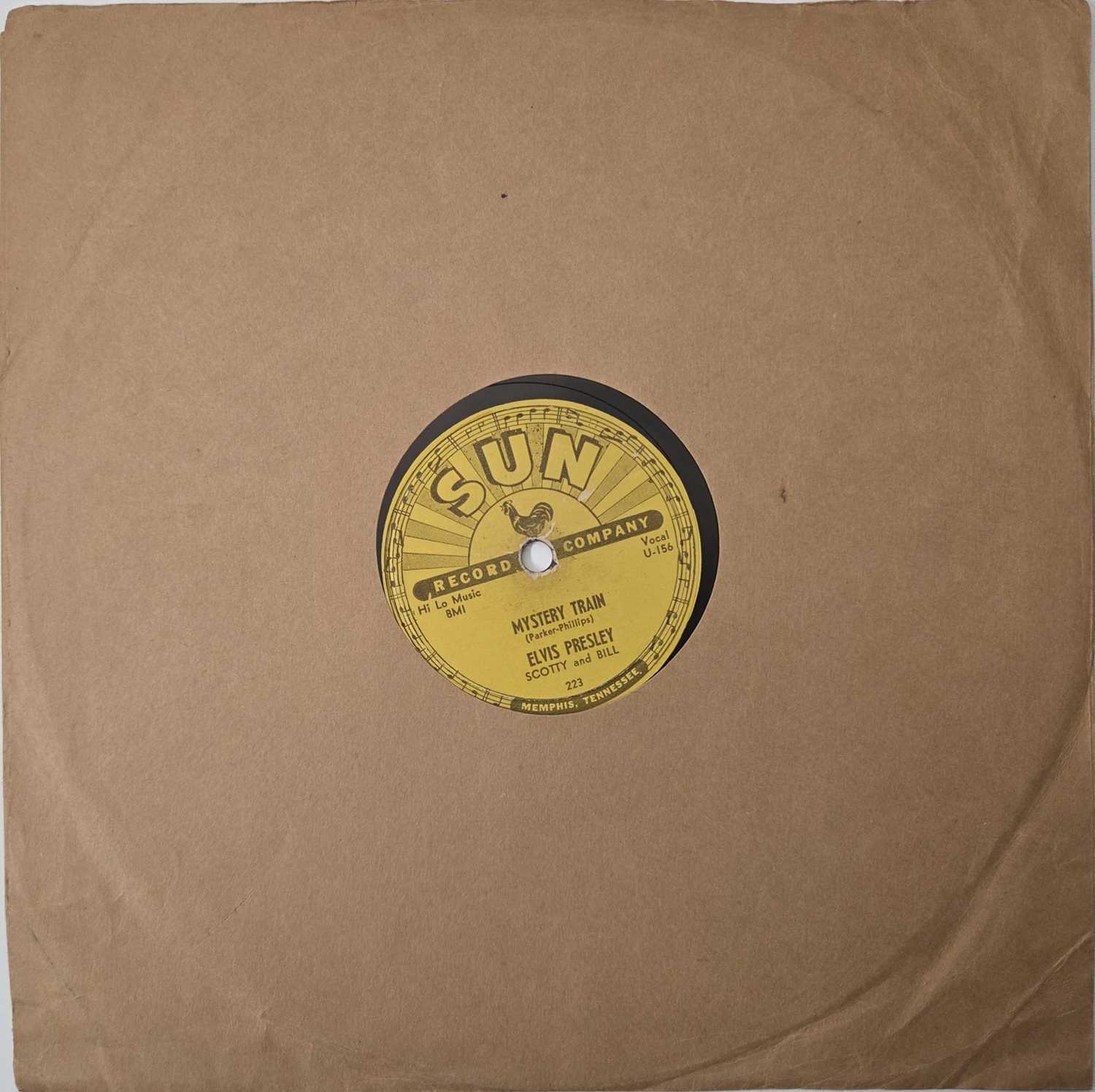 Lot 101 - ELVIS PRESLEY - 'MYSTERY TRAIN' 78 SHELLAC - USA 1955 SUN RECORDS