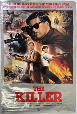 Lot 153 - THE KILLER (1990) - JOHN WOO / CHOW YUN FAT -ORIGINAL ONE-SHEET POSTER.