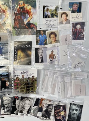 Lot 110 - FILM / TV / SPORT - LARGE QTY OF SIGNED CARDS AND PHOTOS.