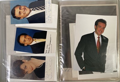 Lot 114 - AUTOGRAPHS - TV / POLITICIANS / SPORT.