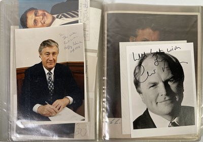 Lot 114 - AUTOGRAPHS - TV / POLITICIANS / SPORT.