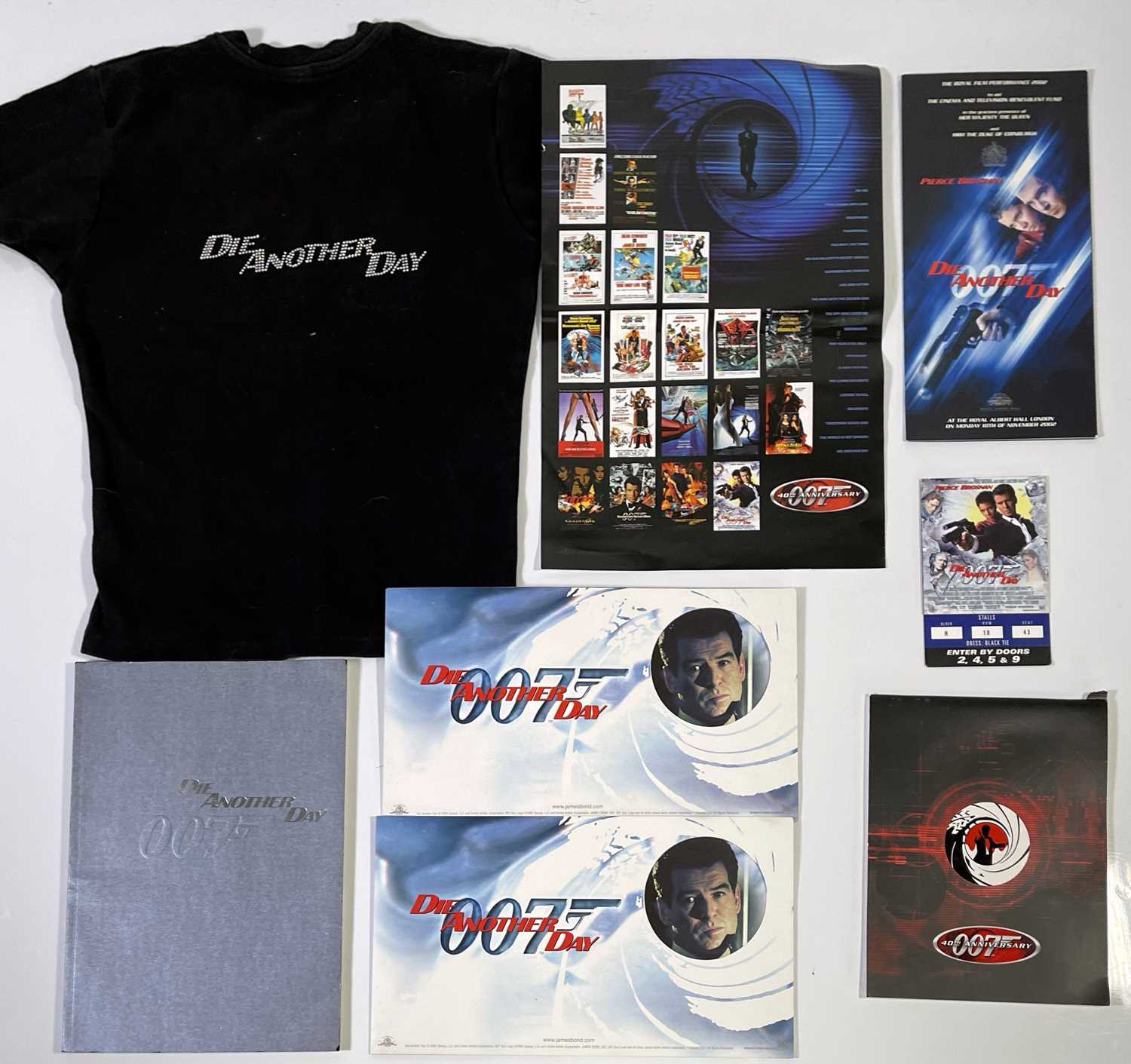 Lot 125 - JAMES BOND - PREMIERE AND PROMOTIONAL MEMORABILIA.
