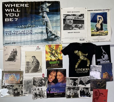 Lot 209 - FILM - LARGE COLLECTION OF PROMOTIONAL AND PREMIERE MEMORABILIA INC SIGNED POSTERS.