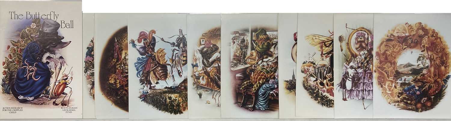 Lot 37 - ALAN ALDRIDGE THE BUTTERFLY BALL ORIGINAL PHOTO PRINTS AND PROGRAMME