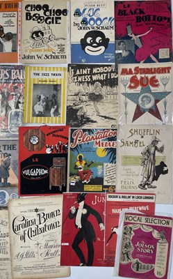 Lot 47 - AMERICAN/MUSIC/SOCIAL HISTORY - SHEET MUSIC INC FOR COTTON CLUB.