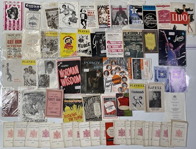 Lot 48 - 20TH C ENTERTAINMENT - HANDBILLS / PLAYBILLS / SHEET MUSIC ETC.