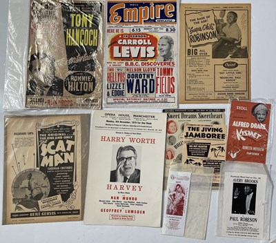 Lot 48 - 20TH C ENTERTAINMENT - HANDBILLS / PLAYBILLS / SHEET MUSIC ETC.