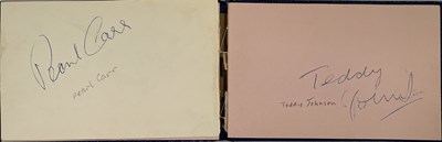 Lot 116 - 20TH C ENTERTAINMENT - AUTOGRAPH BOOK INC SHIRLEY BASSEY / HARRY SECOMBE.