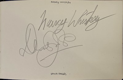 Lot 116 - 20TH C ENTERTAINMENT - AUTOGRAPH BOOK INC SHIRLEY BASSEY / HARRY SECOMBE.