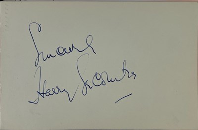 Lot 116 - 20TH C ENTERTAINMENT - AUTOGRAPH BOOK INC SHIRLEY BASSEY / HARRY SECOMBE.