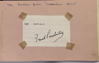 Lot 116 - 20TH C ENTERTAINMENT - AUTOGRAPH BOOK INC SHIRLEY BASSEY / HARRY SECOMBE.