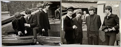 Lot 174 - THE BEATLES - ORIGINAL 'A HARD DAY'S NIGHT' PRESS PHOTOGRAPHS.