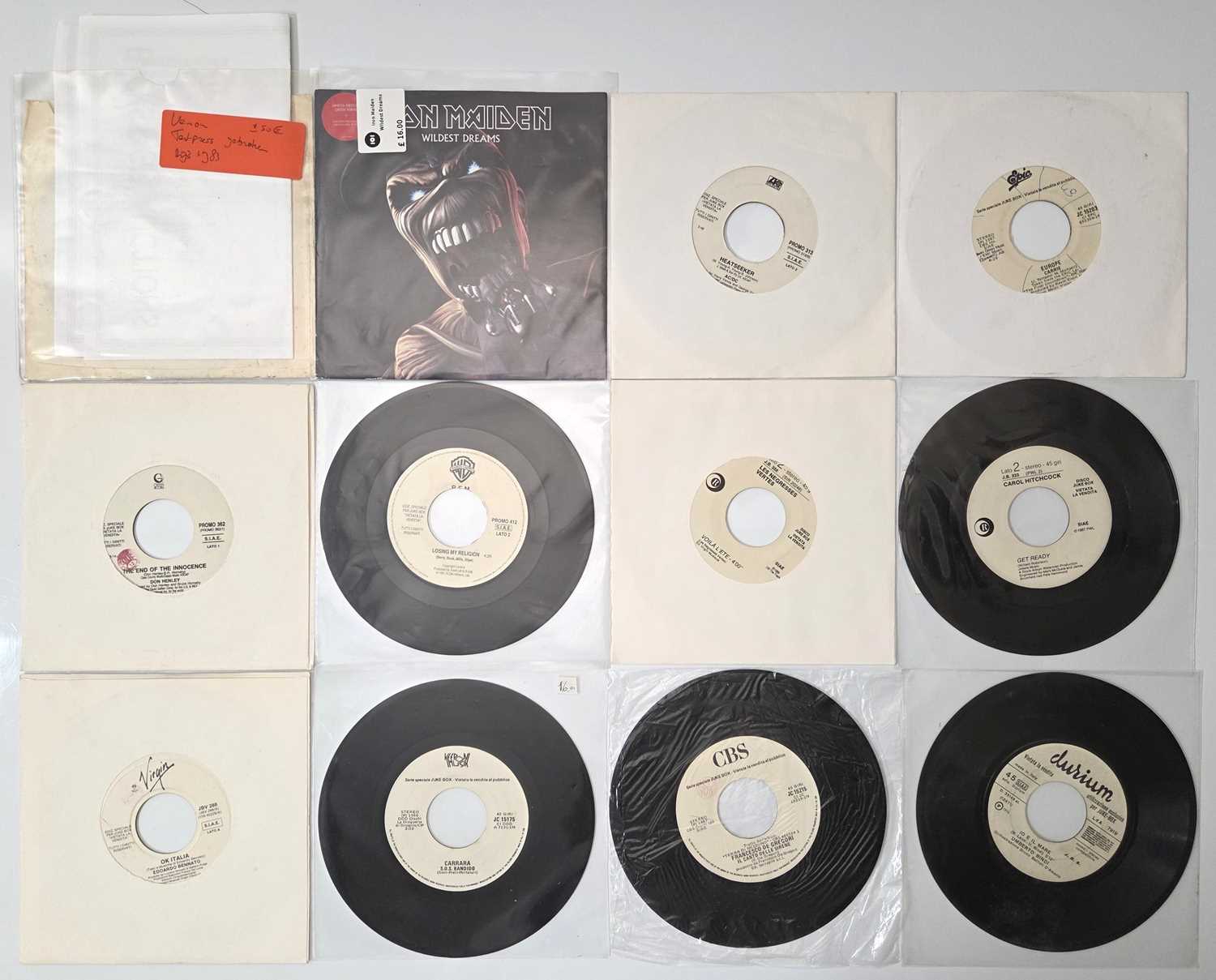 Lot 140 - METAL - HARD ROCK - 7" TEST PRESSING, BOX SET AND JUKEBOX 7" SINGLE PACK