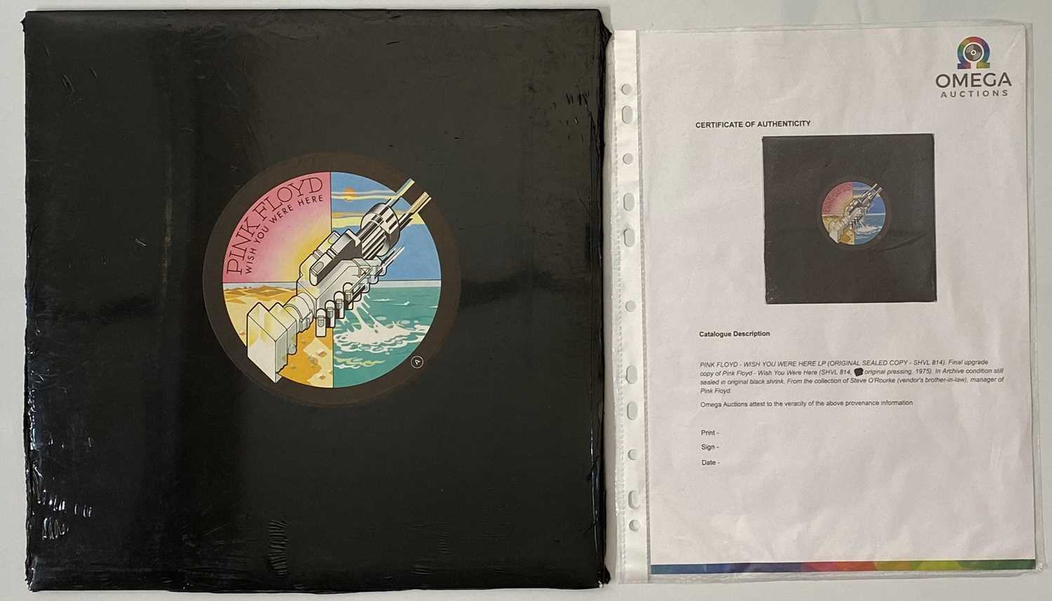 Lot 124 - PINK FLOYD - WISH YOU WERE HERE LP (FRENCH SEALED COPY - SHVL 814)