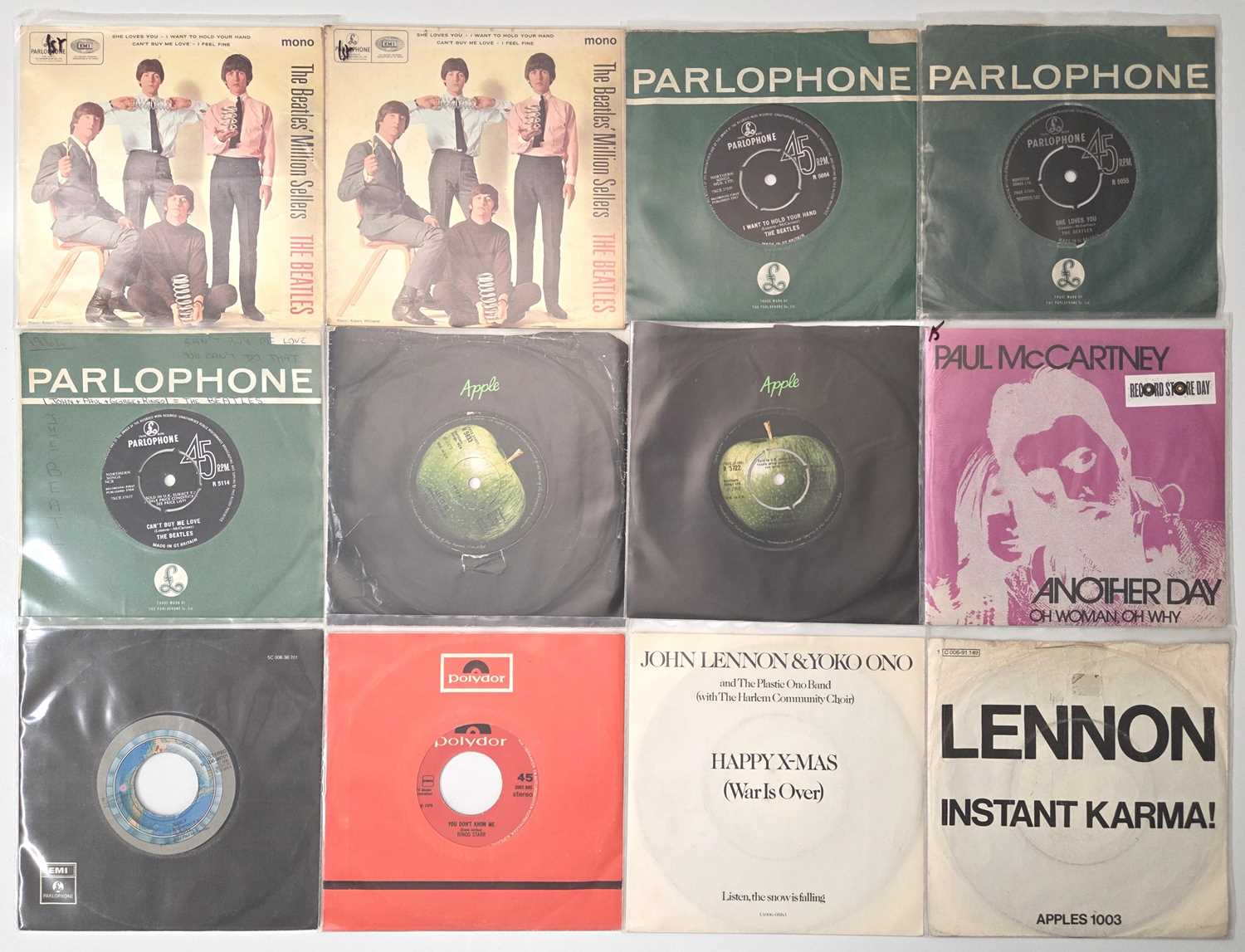 Lot 104 - THE BEATLES / RELATED - 7" / EP COLLECTION