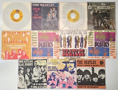 Lot 104 - THE BEATLES / RELATED - 7" / EP COLLECTION