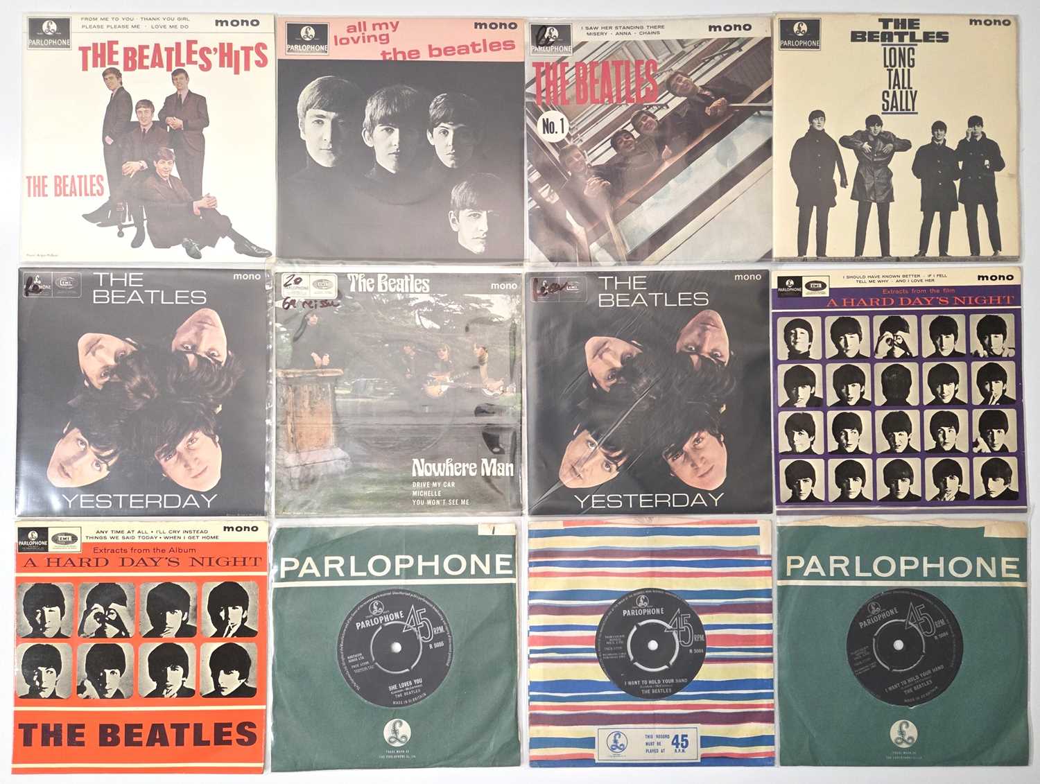Lot 105 - THE BEATLES - EPs / 7" PACK