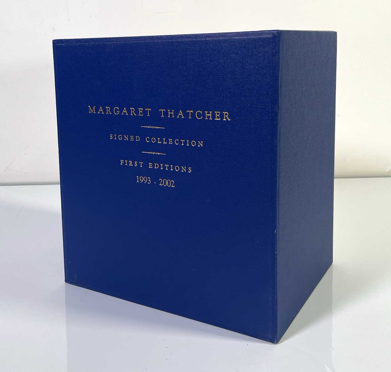 Lot 54 - POLITICS - MARGARET THATCHER - SET OF FOUR SIGNED FIRST EDITION BOOKS.