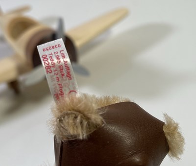 Lot 45 - STEIFF BEAR WITH WOODEN AIRPLANE - 038259