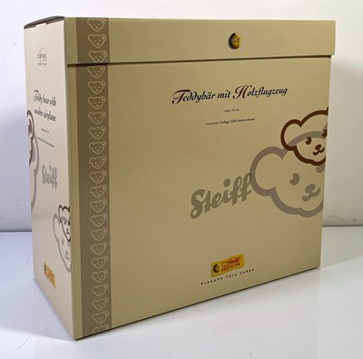 Lot 45 - STEIFF BEAR WITH WOODEN AIRPLANE - 038259