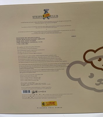 Lot 45 - STEIFF BEAR WITH WOODEN AIRPLANE - 038259