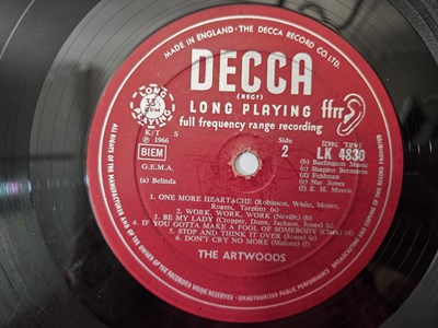 Lot 115 - THE ARTWOODS - ART GALLERY LP (ORIGINAL UK MONO COPY - DECCA LK 4830)
