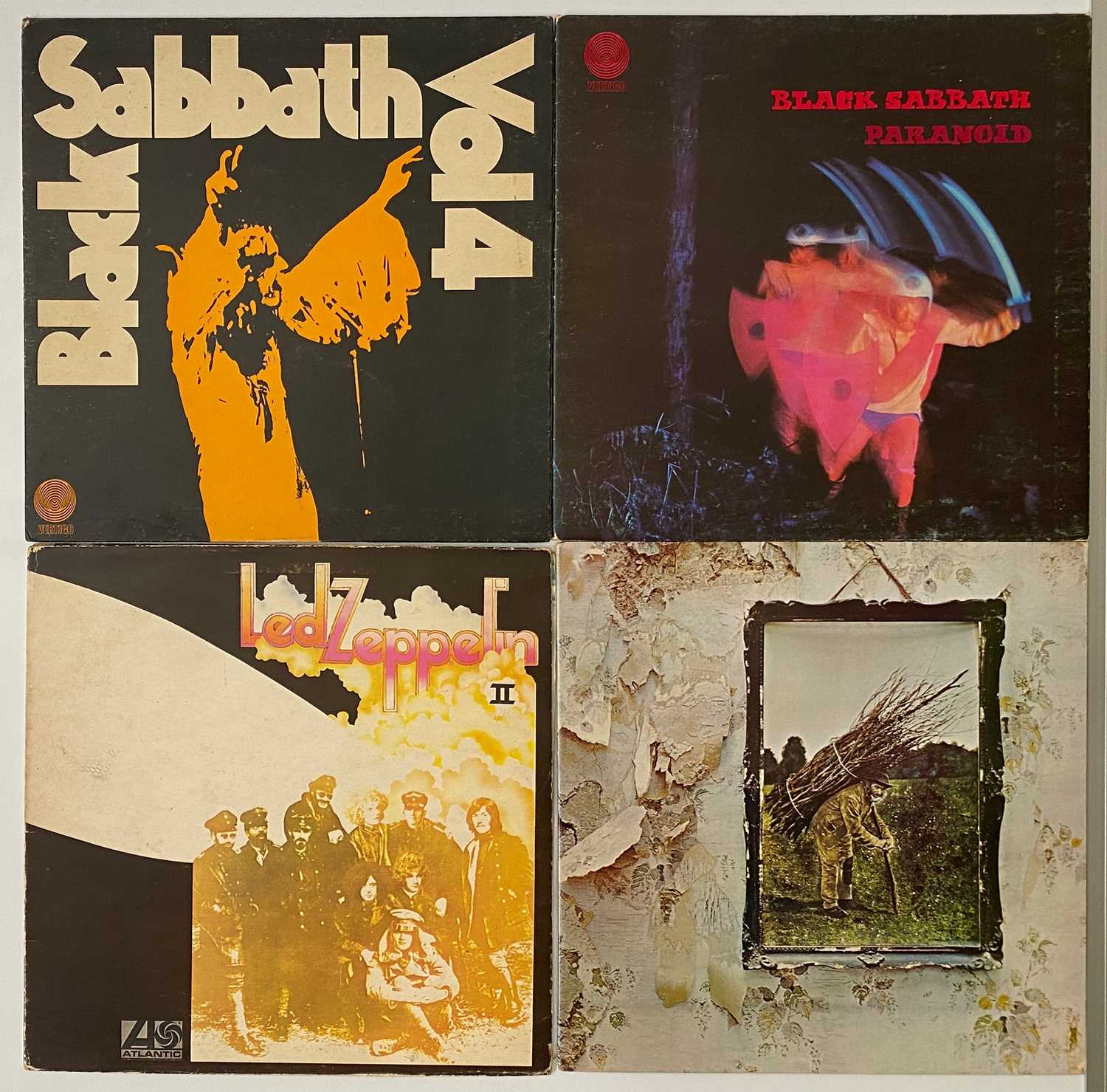 Lot 121 - VERTIGO SABBATHS / PLUM ZEPPELIN - LP PACK