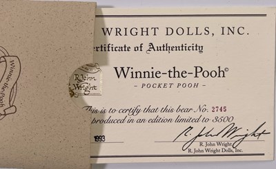 Lot 51 - R. JOHN WRIGHT WINNIE THE POOH 'POCKET' DOLL PACK