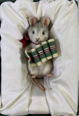 Lot 52 - R. JOHN WRIGHT CHRISTMAS MICE - MERRY